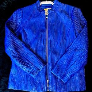Blue A la Carte Zippered Jacket
